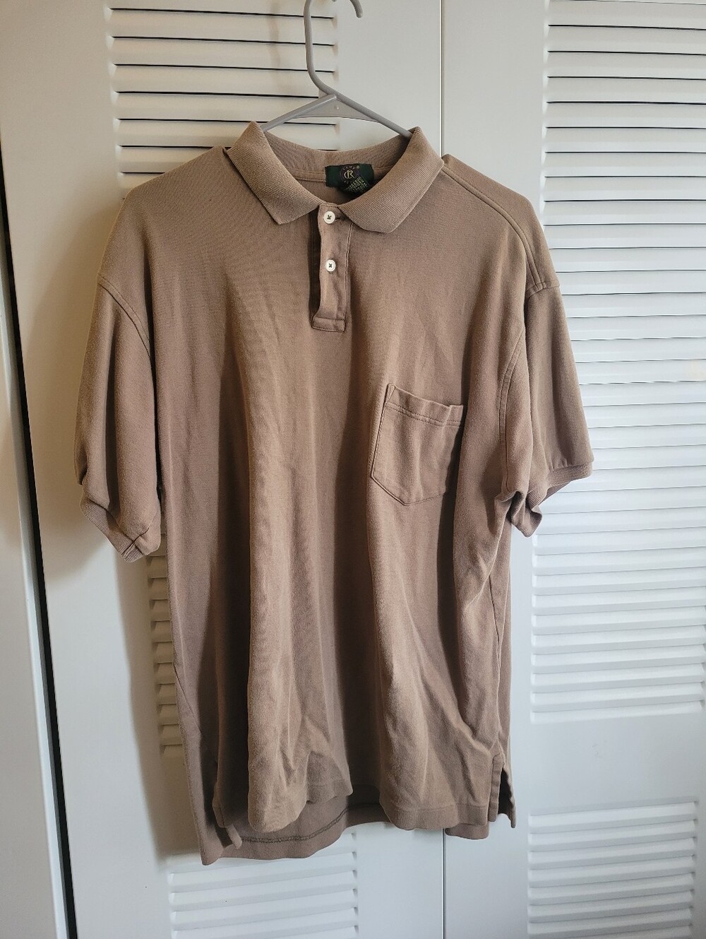 Club Room Men's Polo Shirt in Taupe